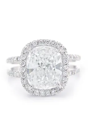 Oster Collection 3.02ctw GIA Cushion Cut Diamond Ring