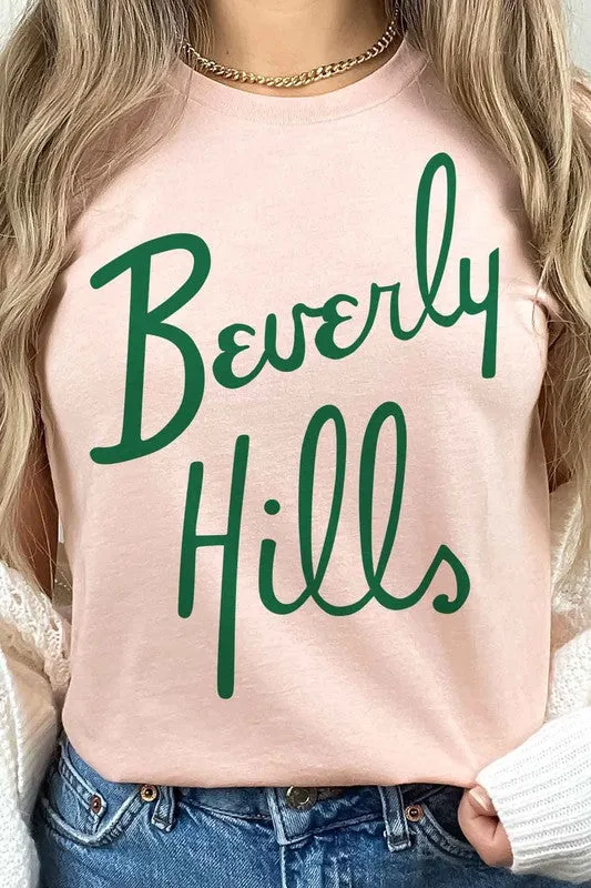 OVERSIZED BEVERLY HILLS GRAPHIC TEE