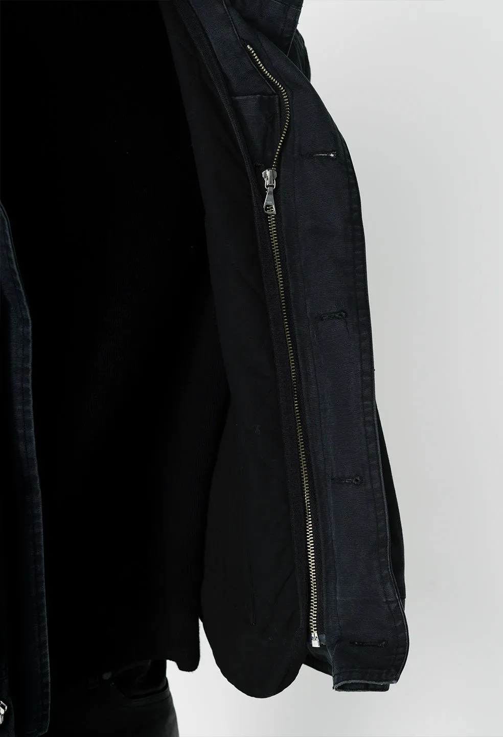 Paneled N-1 Deck Jacket / Black