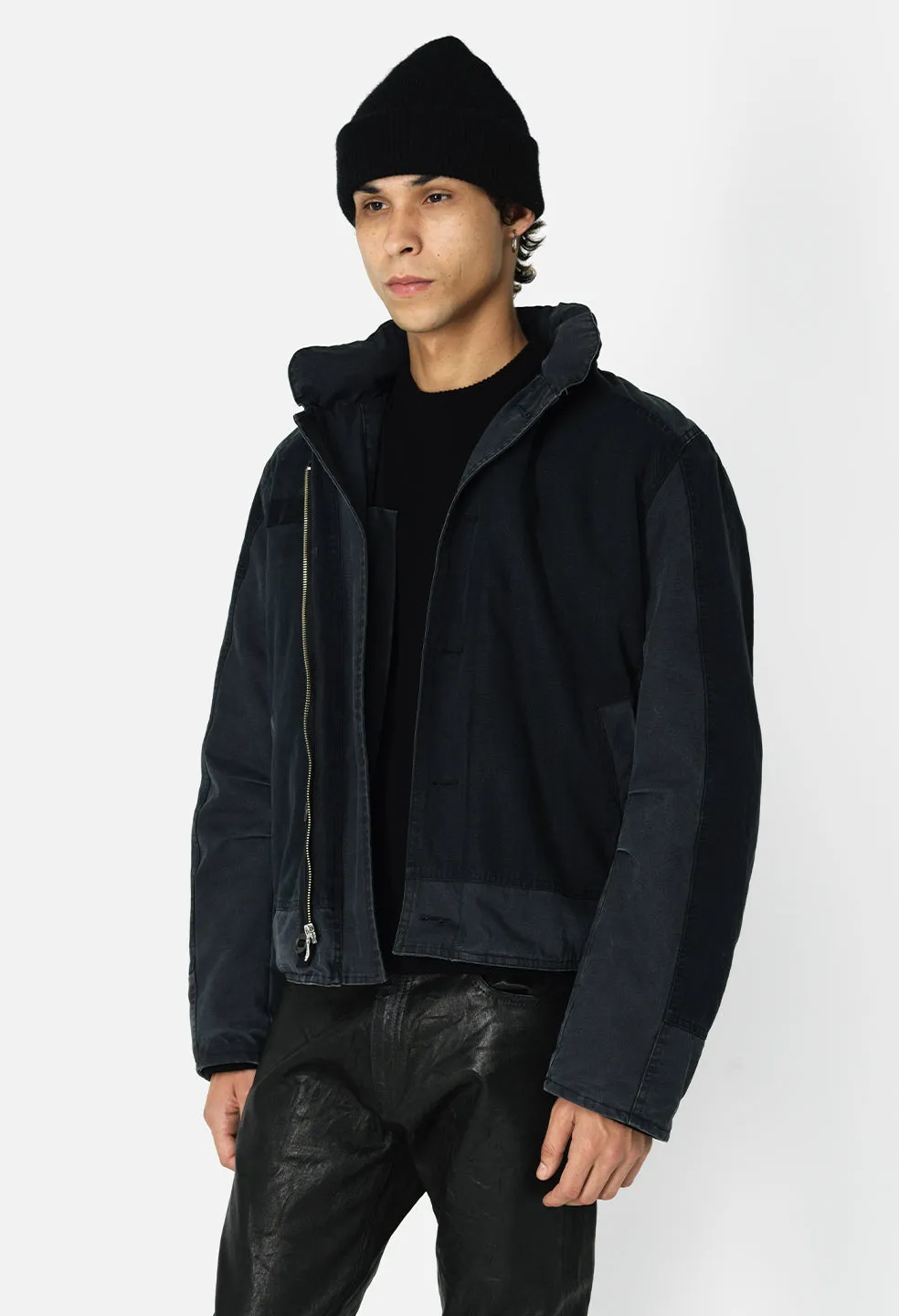 Paneled N-1 Deck Jacket / Black