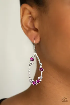 Paparazzi Earring ~ Quite The Collection - Pink