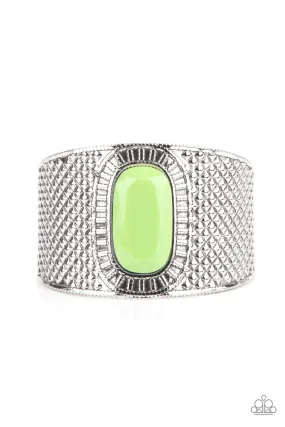 Paparazzi Poshly Pharaoh - Green Bracelet