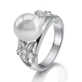 Pearl Pikake Ring