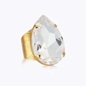 Perfect Drop Ring / Crystal