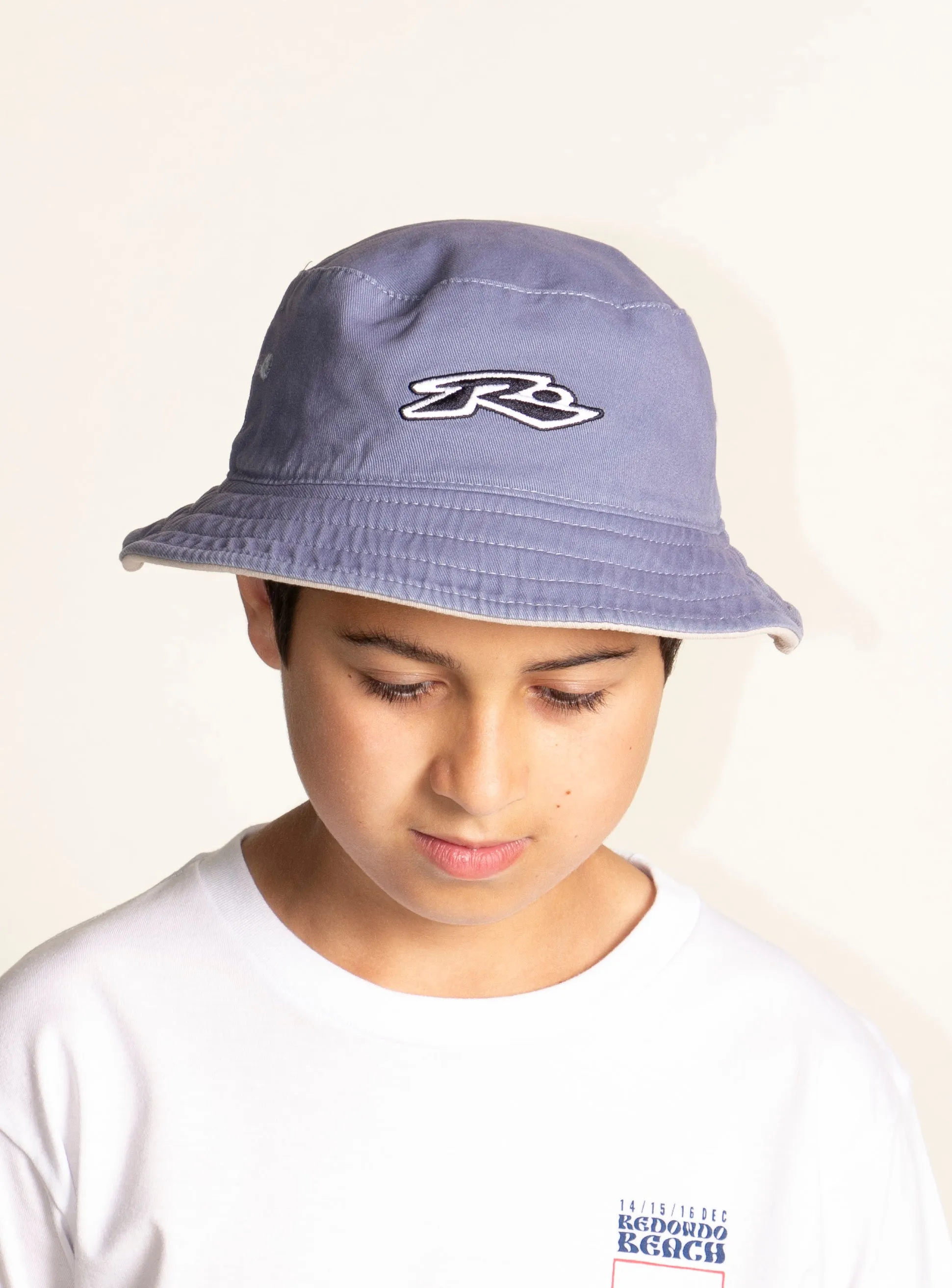 Pilusos Rusty Kick Flip Reversible Bucket Hat Boys* China Blue