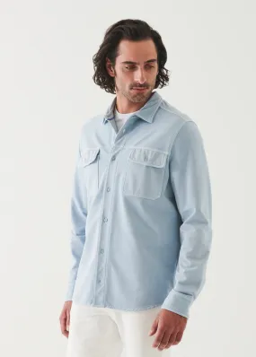 PIMA COTTON FRENCH TERRY OVERSHIRT