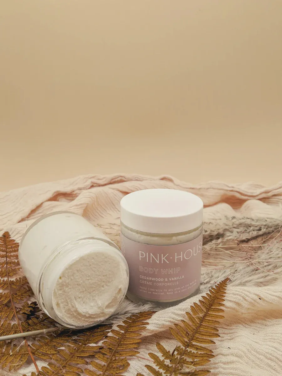 Pink House - Body Whip - Cedarwood & Vanilla