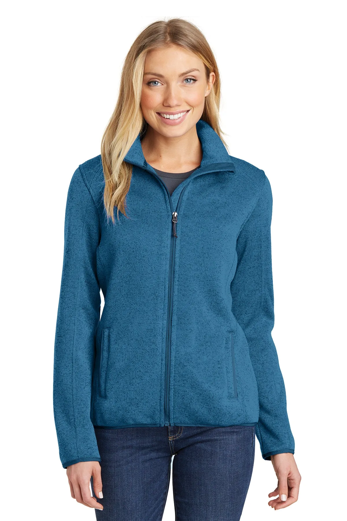 Port Authority L232 Women's Sweater Fleece Jacket