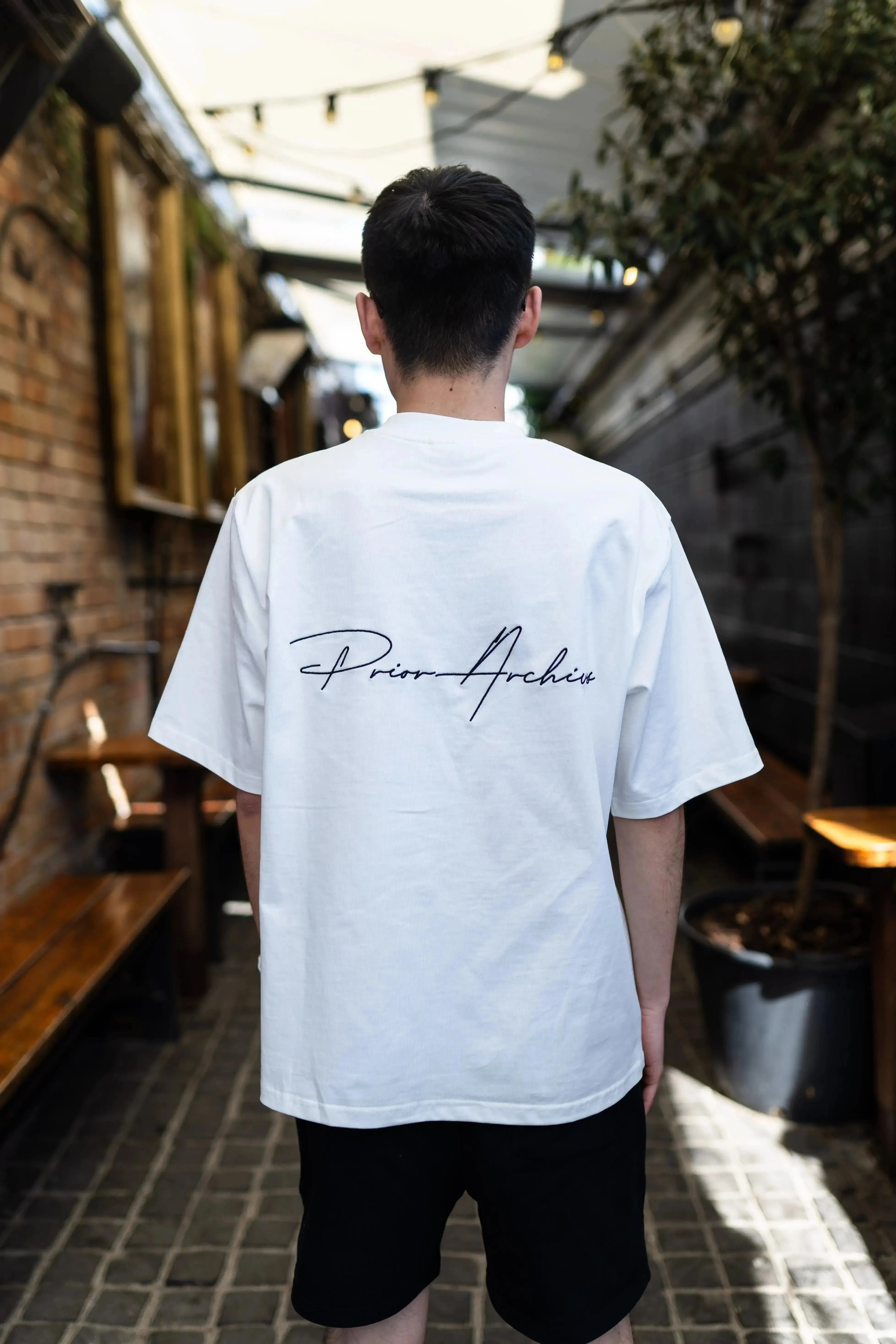 Prior Embroidery Logo Oversized T-shirt Fog 2.0 (New Sizing)