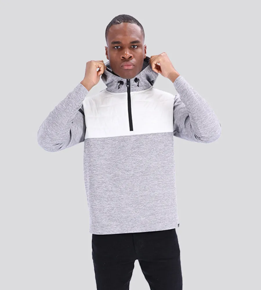 PRO TECH HYBRID HOODIE - GREY