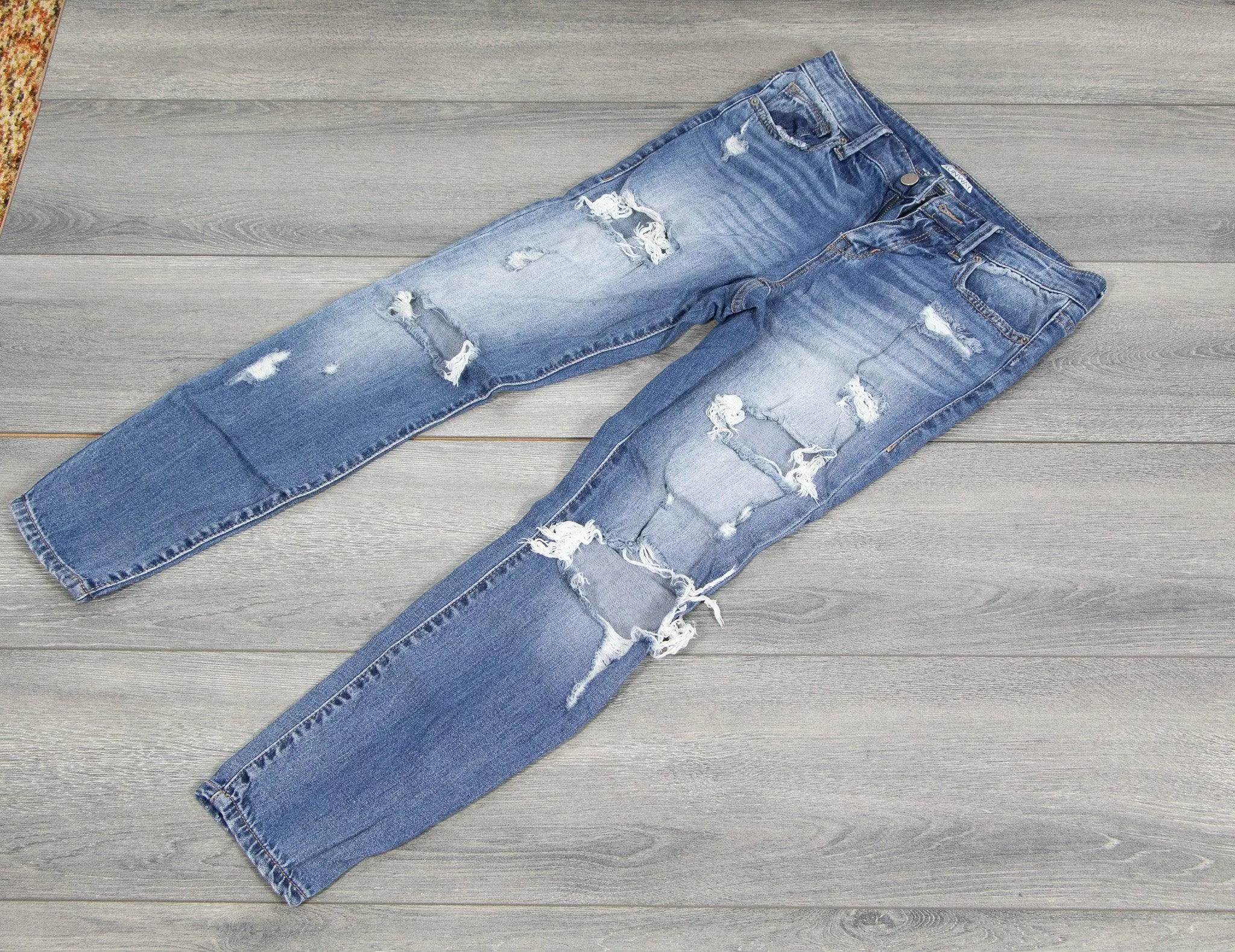 Project Runway Distressed Jeans