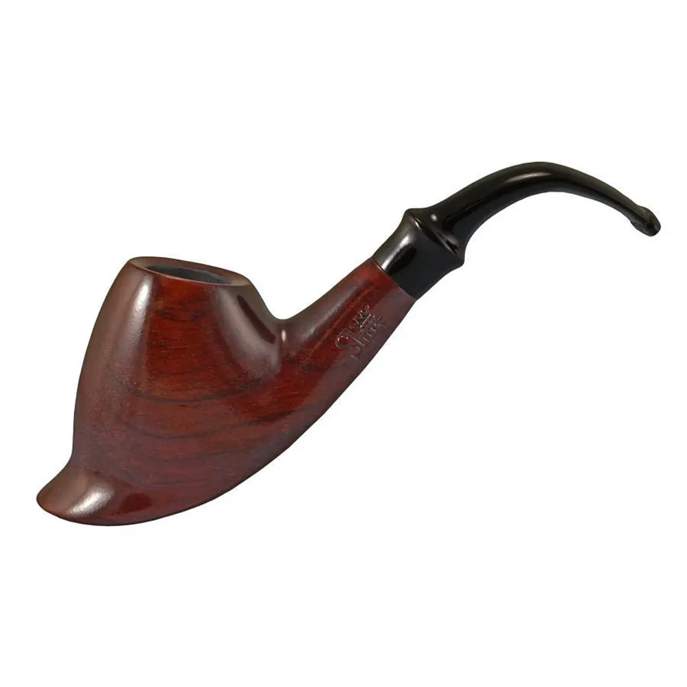 Pulsar Shire Pipes Bent Volcano Cherry Wood Tobacco Pipe