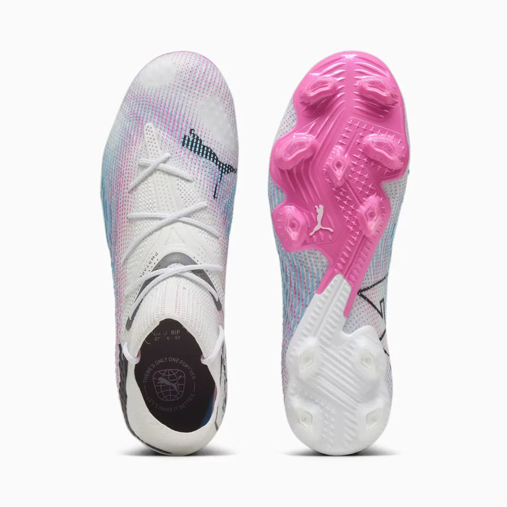 Puma Future 7 Ultimate FG/AG Football Boots (White/Black/Poison Pink)