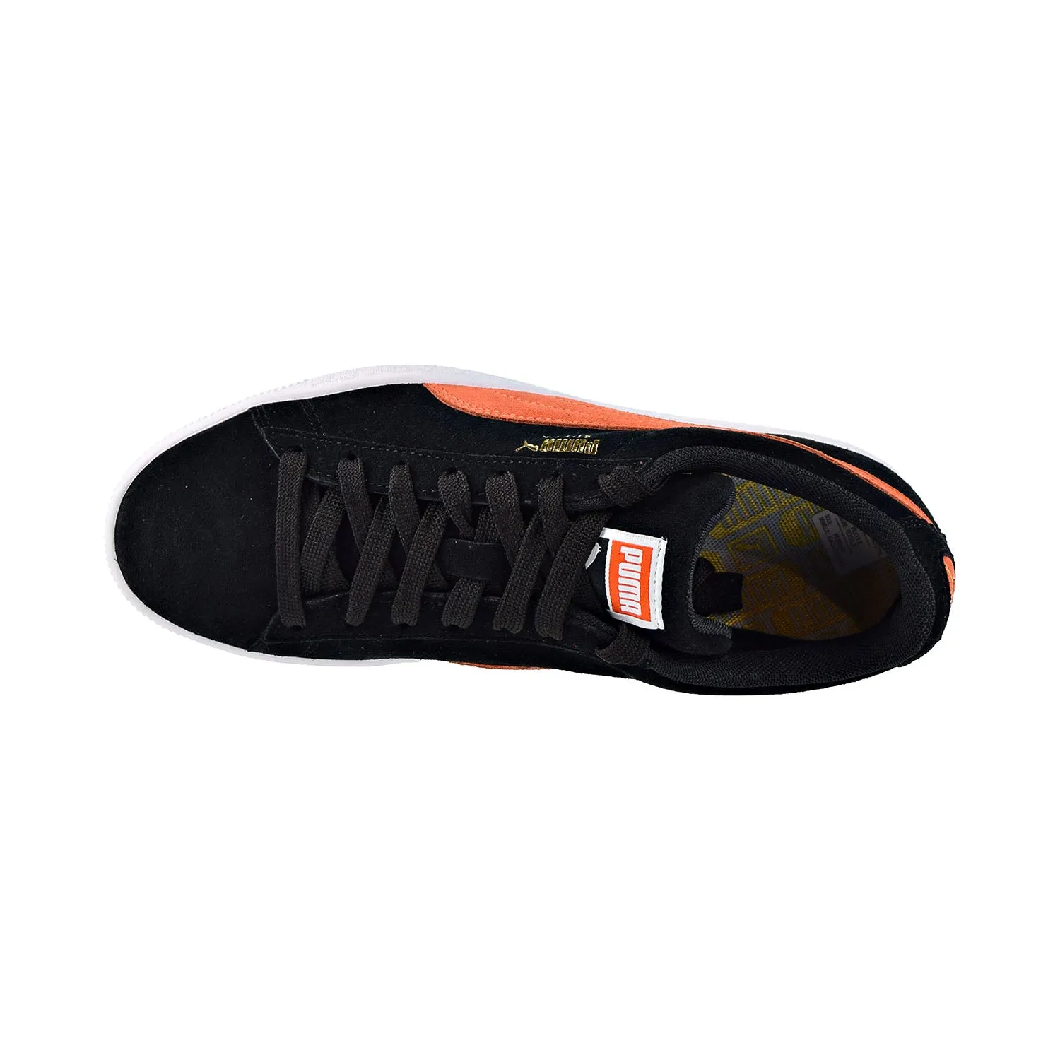 Puma Suede Classic Mens Shoes Black/Firecracker/White