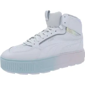 Puma Womens Karmen Leather Lifestyle High-Top Sneakers