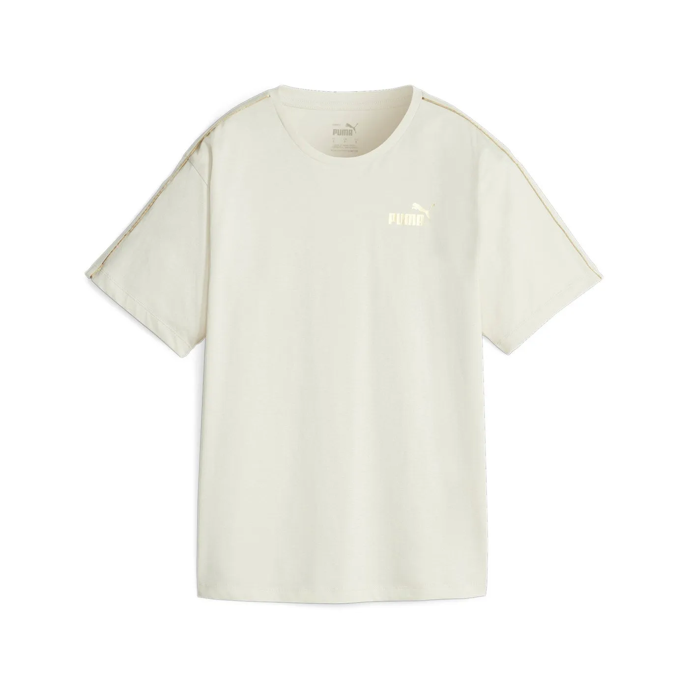 Puma women's short sleeve t-shirt Ess  Minimal Gold 680018 87 light beige