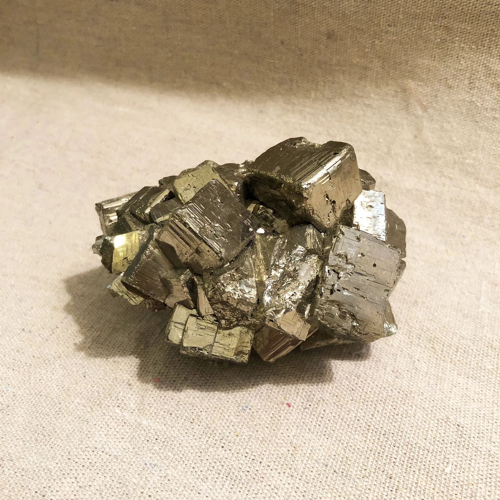 Pyrite cluster