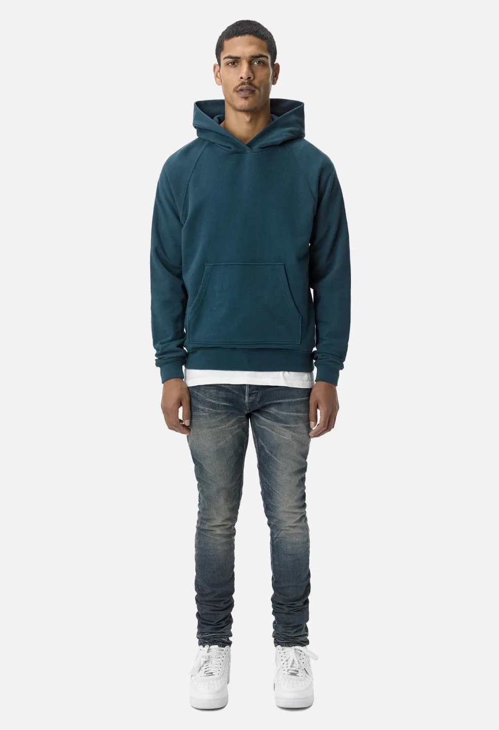 Raglan Hoodie / Teal