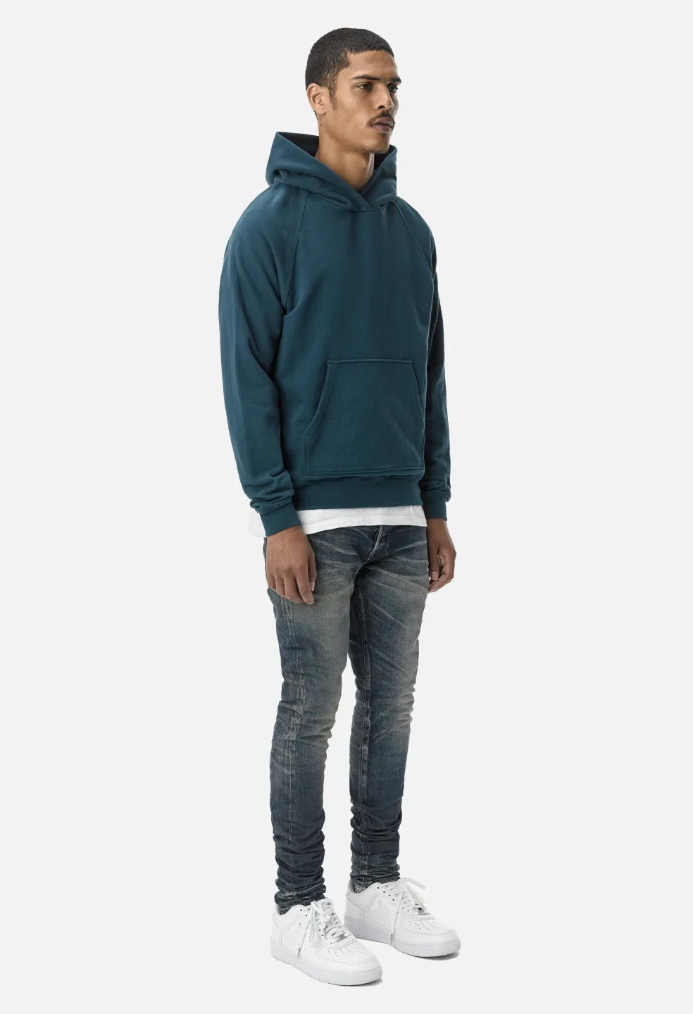 Raglan Hoodie / Teal