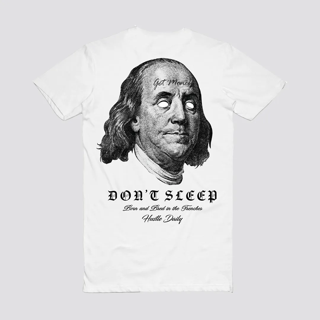 RED LABEL - DON'T SLEEP BEN WHITE TEE