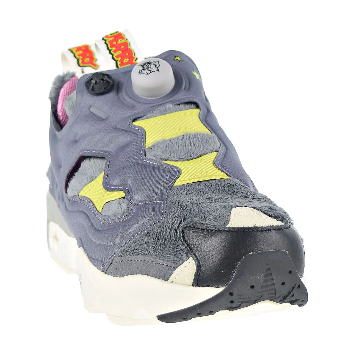 Reebok Tom And Jerry Instapump Fury Og Men's Shoes Cold Grey 6-Hero Yellow