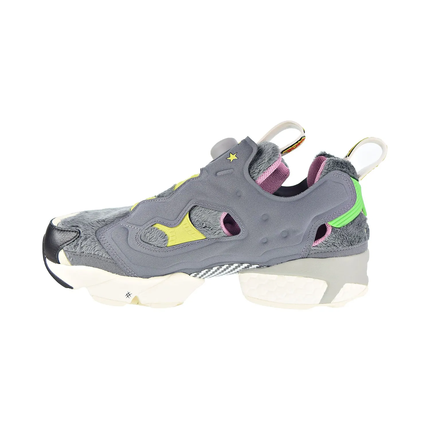 Reebok Tom And Jerry Instapump Fury Og Men's Shoes Cold Grey 6-Hero Yellow