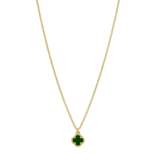 Reign Gold Jade Necklace