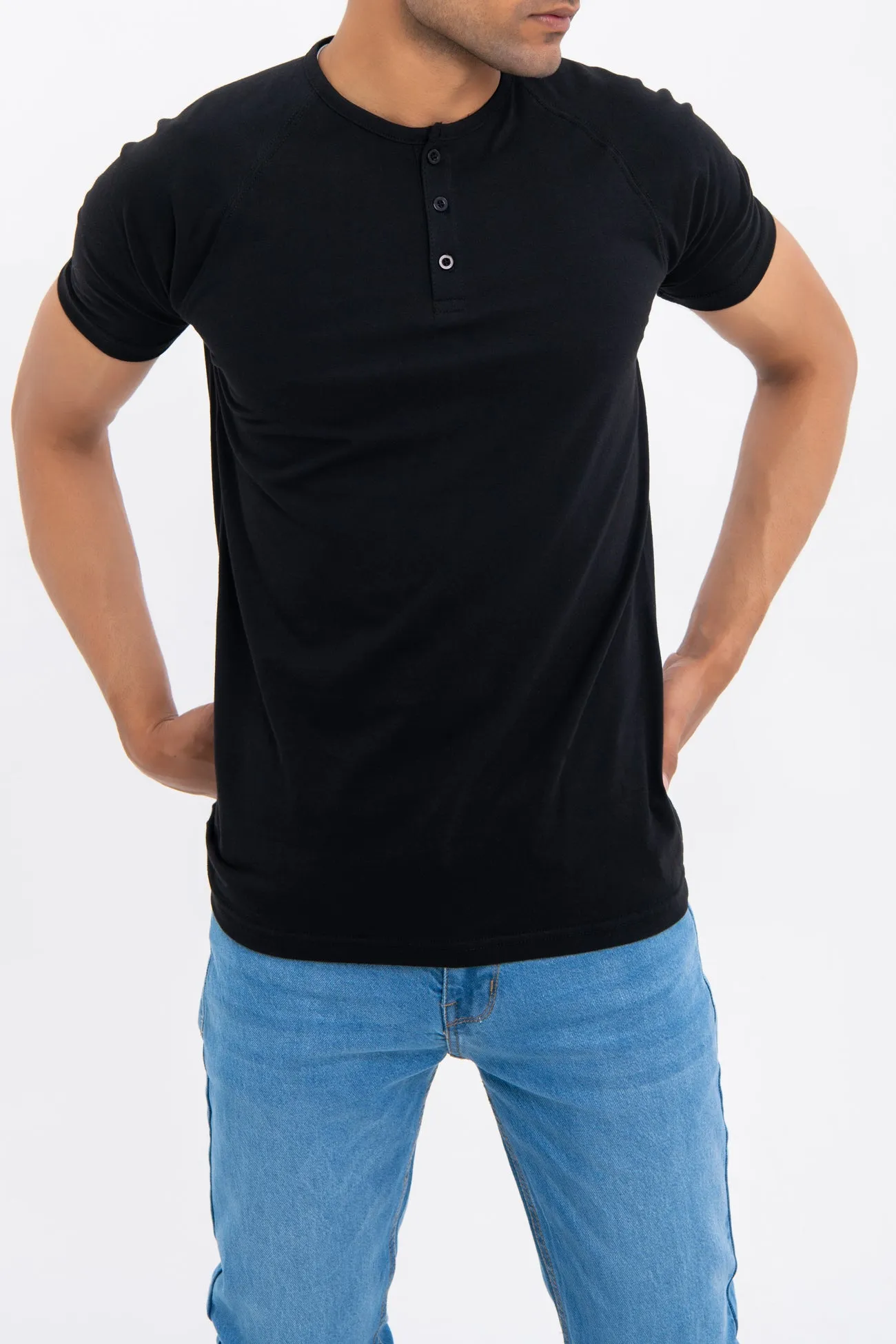 RELAXED FIT HENELY T-SHIRT