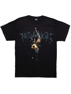 Revenge Angels Lightning Logo Tee Black