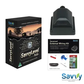 SavvyLevel S4   External Mount Box   External Wiring Kit (for external installation)