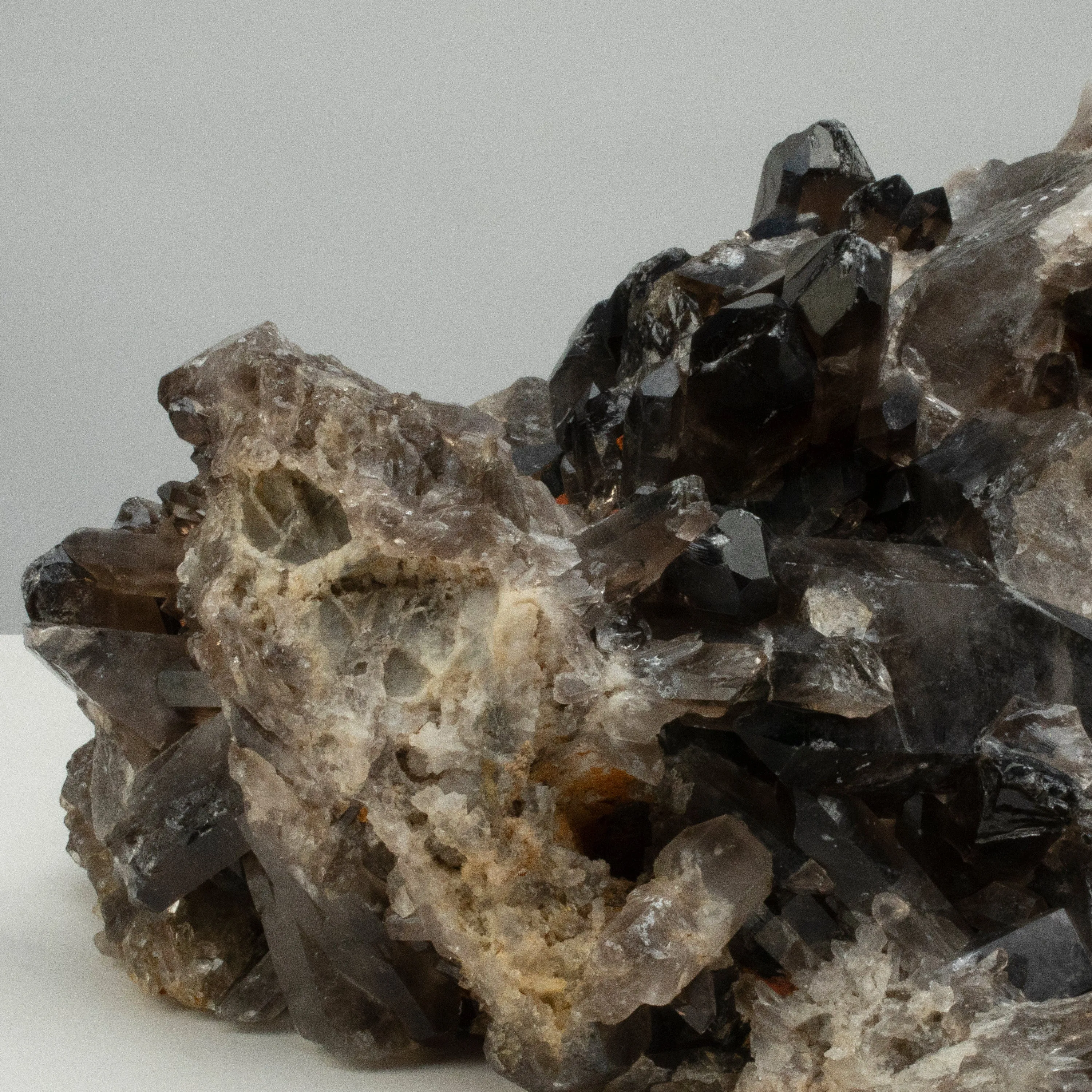 Smoky Quartz Cluster from Brazil - 14 / 25.8 lbs