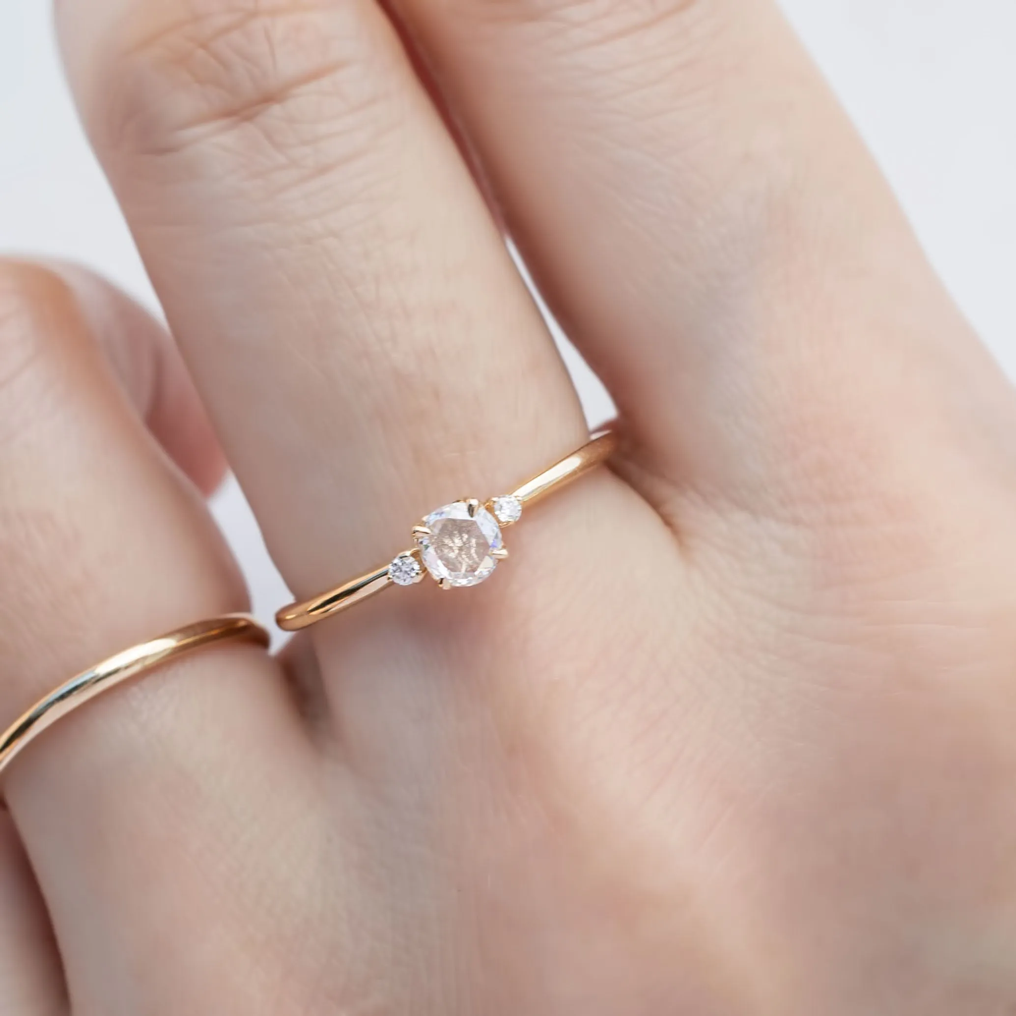 Sofia Rose Cut Diamond Ring