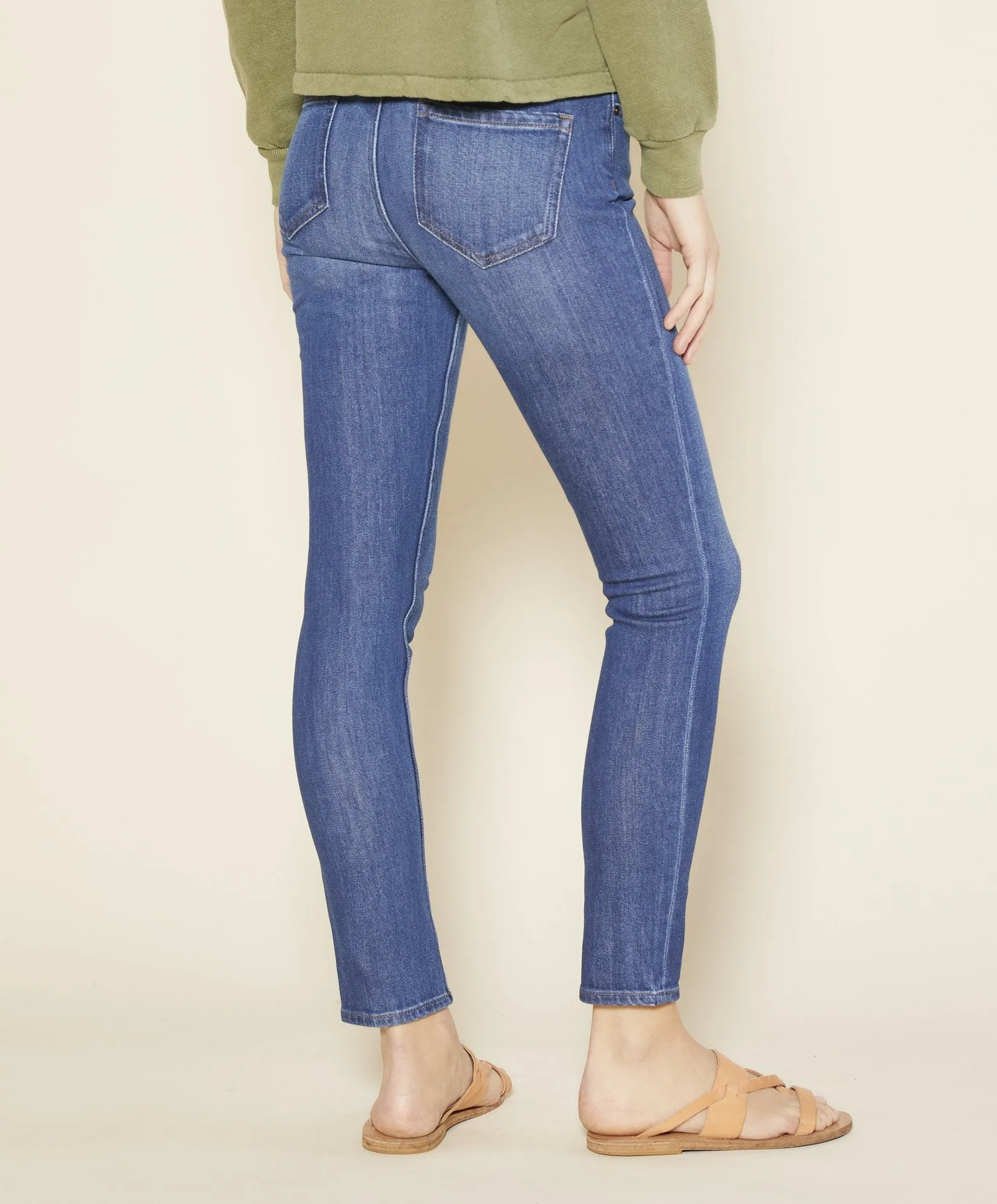 Strand High Rise Skinny Jeans