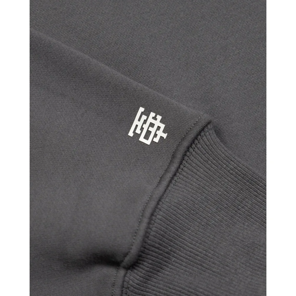 TEAMJOINED TJTC FLEECE OVERSIZED SWEATSHIRT-DARK GREY