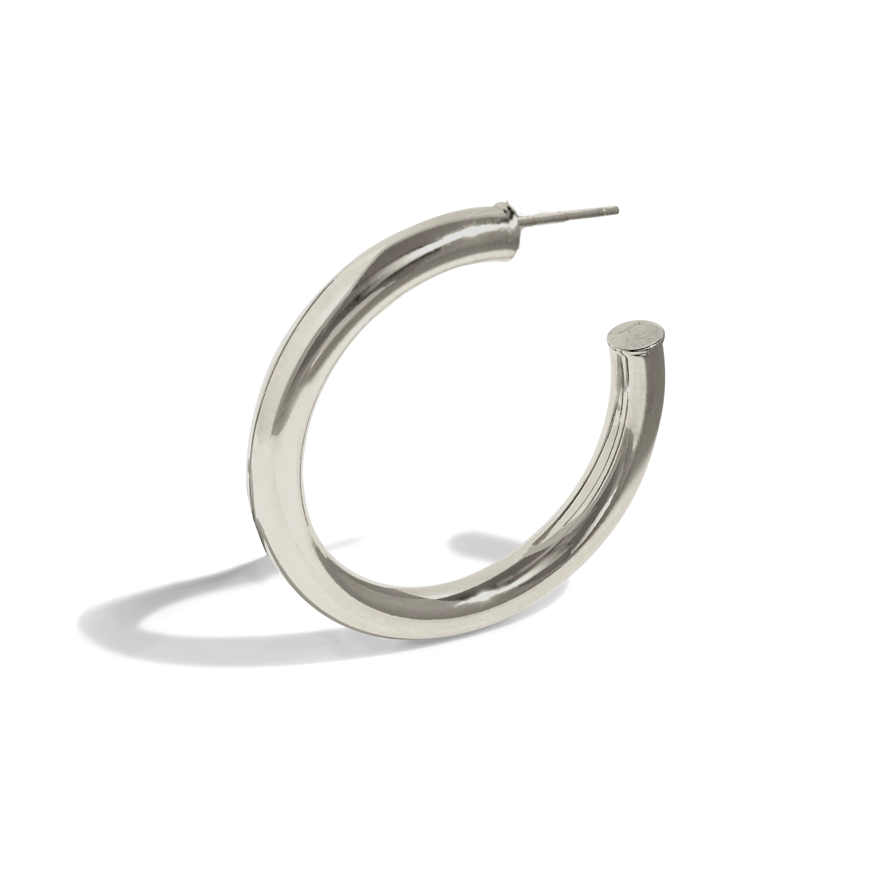 THE KENDAL HOOP LARGE - sterling silver