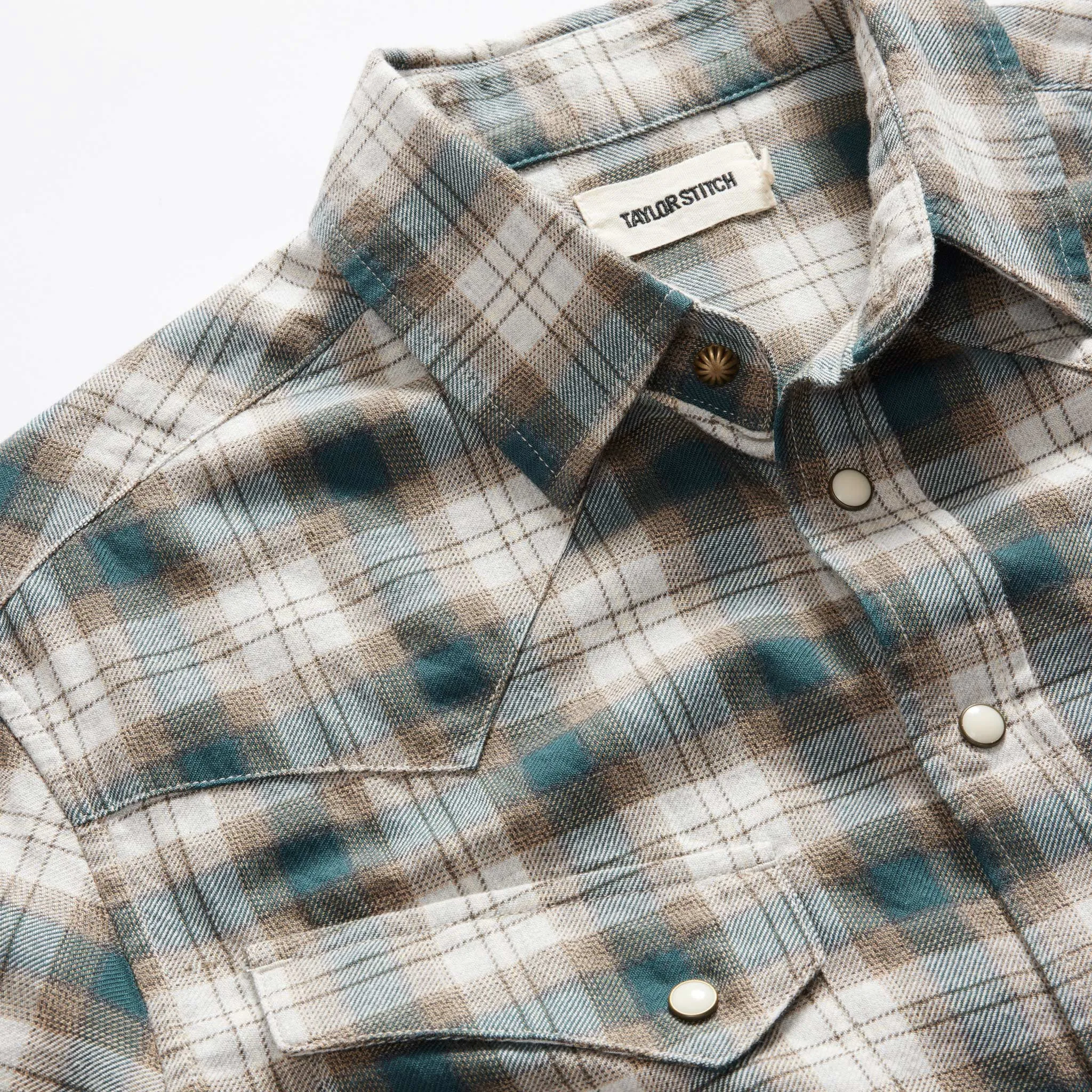 The Western Shirt in Wetland Plaid