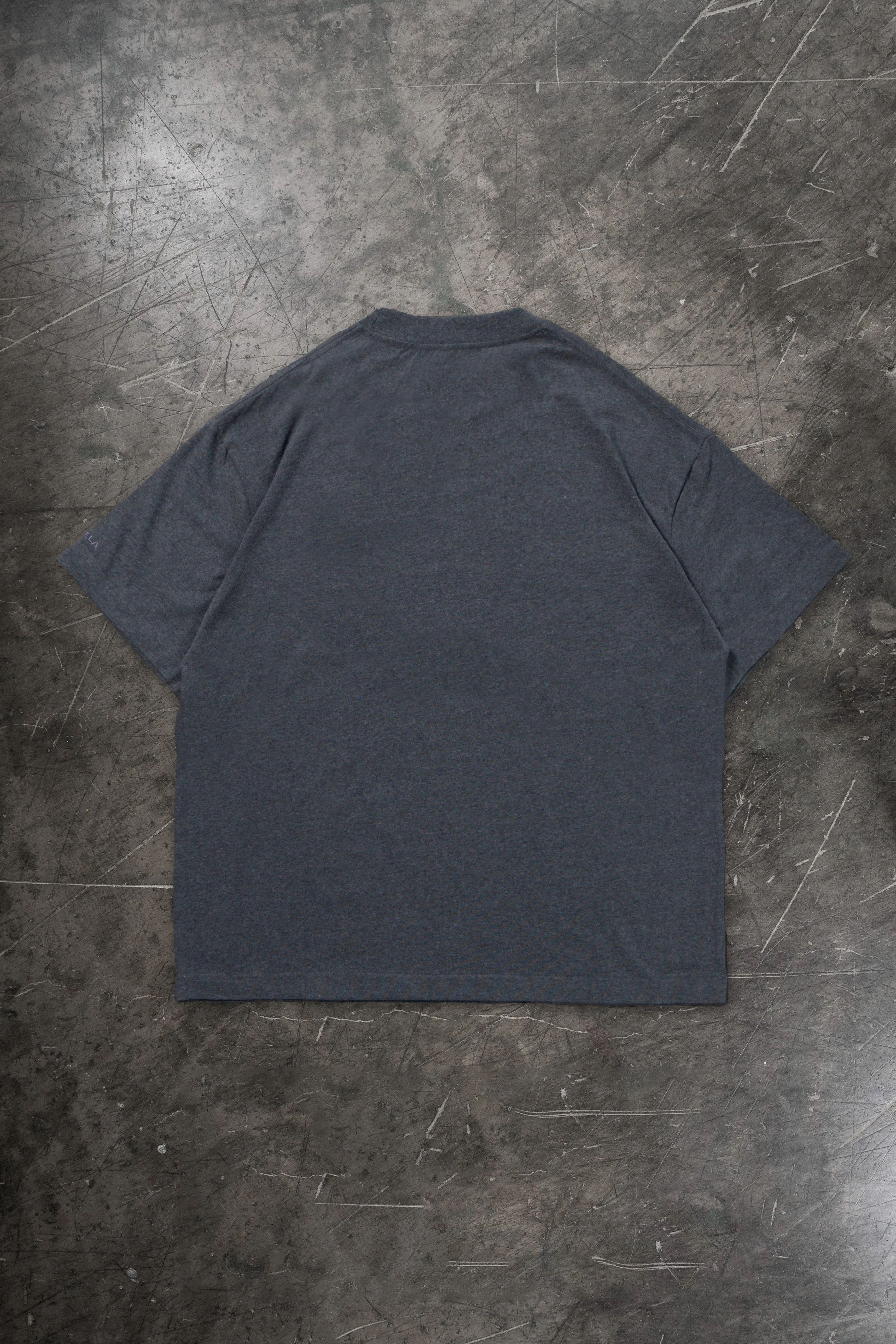 V DARK GREY MELANGE T-SHIRT