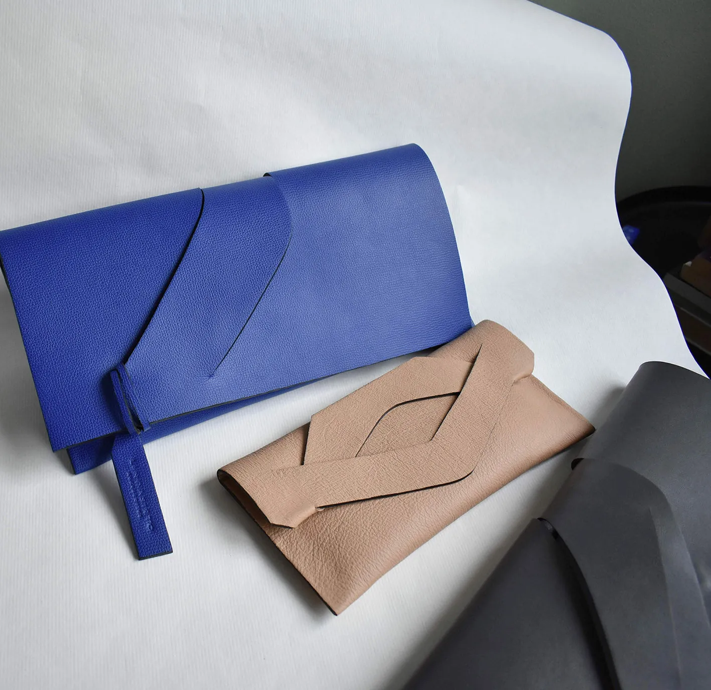 V Slashed Clutch - Colour Options