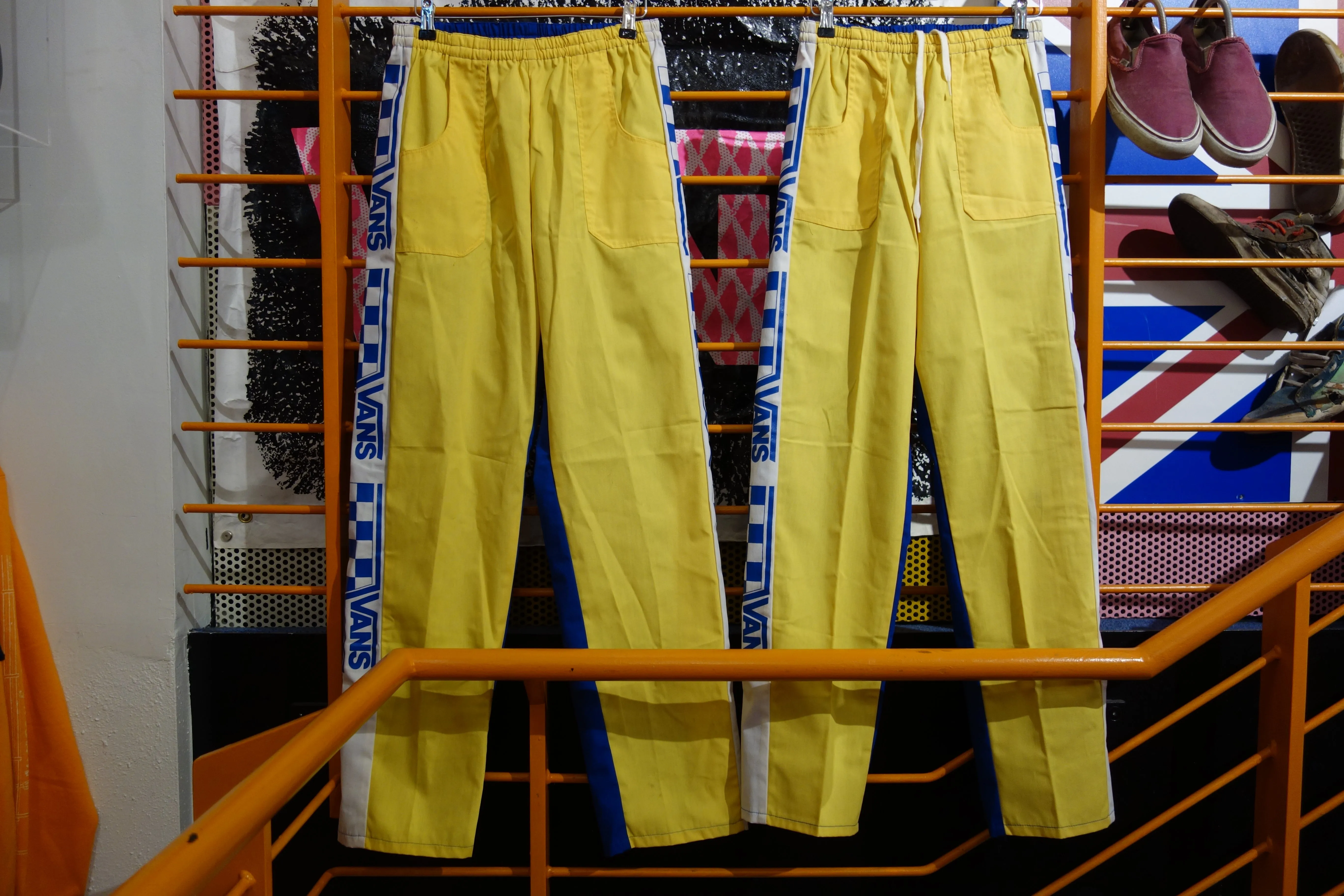 vintage van's factory race pants ~ S