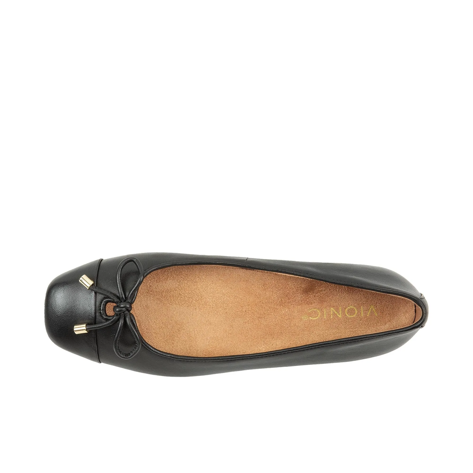 Vionic Womens Klara Ballet Flat Black