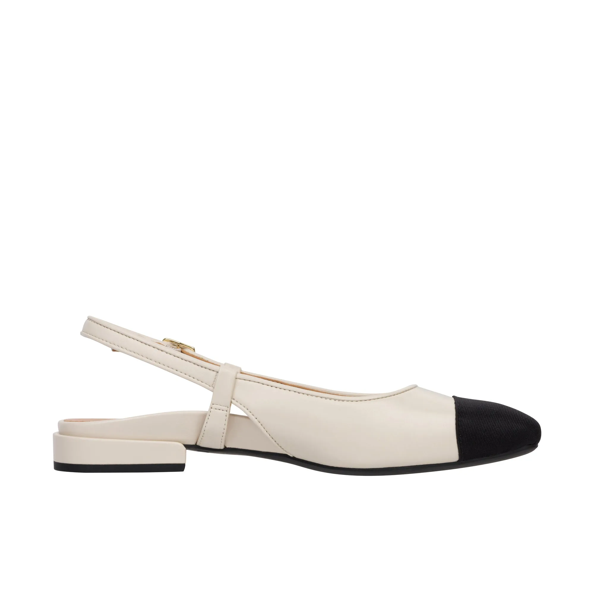 Vionic Womens Petaluma Slingback Flat Cream