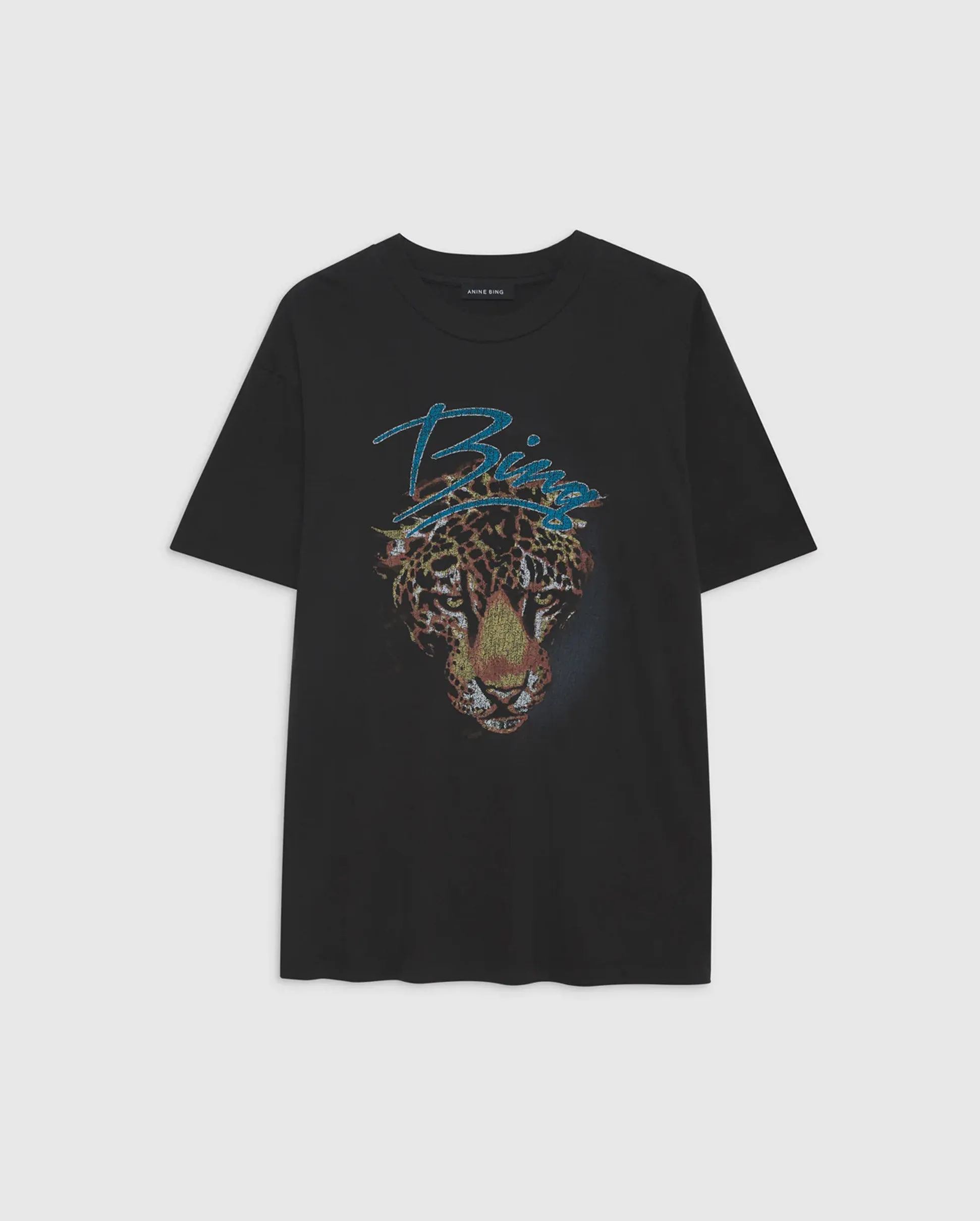 WALKER TEE LEOPARD / VINTAGE BLACK