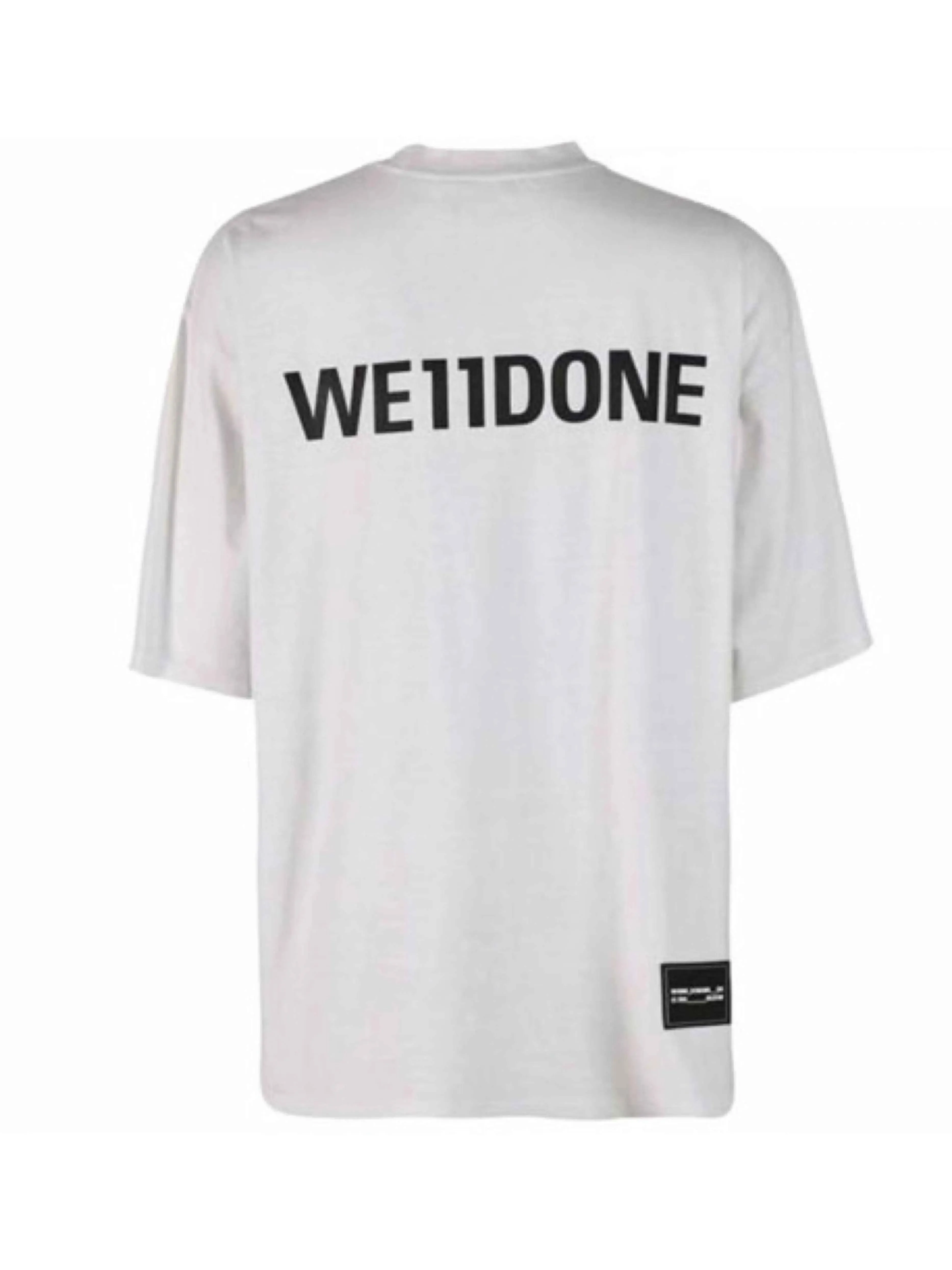 We11done Oversized Movie Collage Tee Off-White